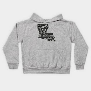 State of Louisiana Graphic Tee Kids Hoodie